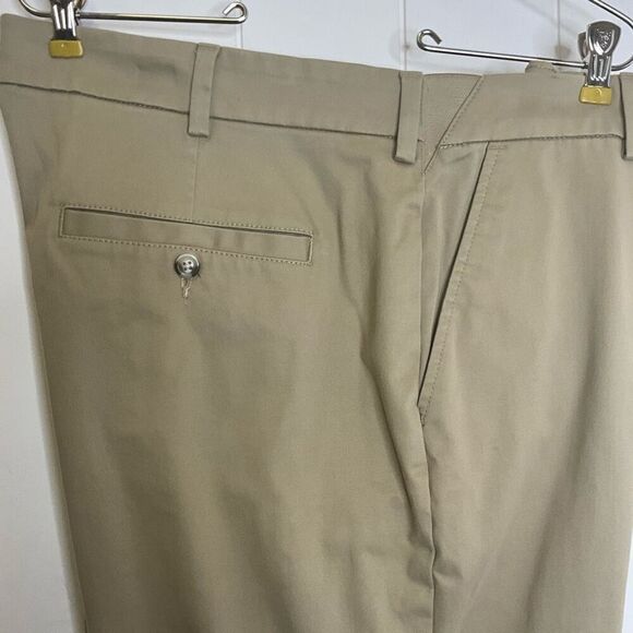 Care 301 Men’s 42 X 32 Tan Khaki Dress Pants Relaxed Fit Casual Stretch - Picture 5 of 15